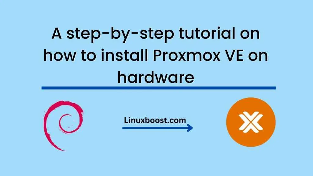 How to install Proxmox VE on your hardware