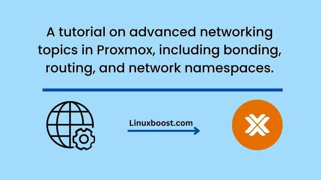 A tutorial on advanced networking topics in Proxmox, including bonding, routing, and network namespaces.