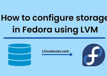 How to configure and manage storage devices in Fedora using LVM