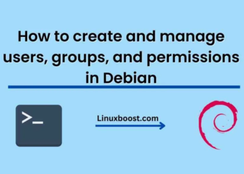 How to create and manage users, groups, and permissions in Debian