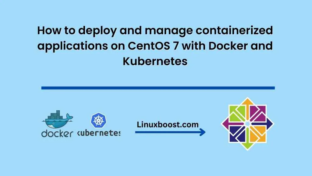 How to deploy and manage containerized applications on CentOS 7 with Docker and Kubernetes