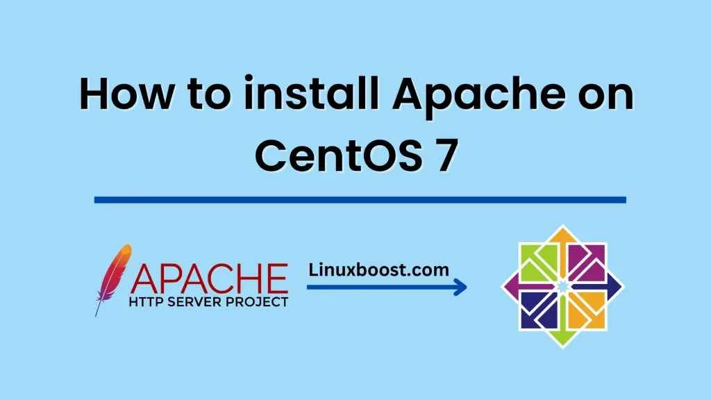 How to set up a web server on CentOS 7 using Apache