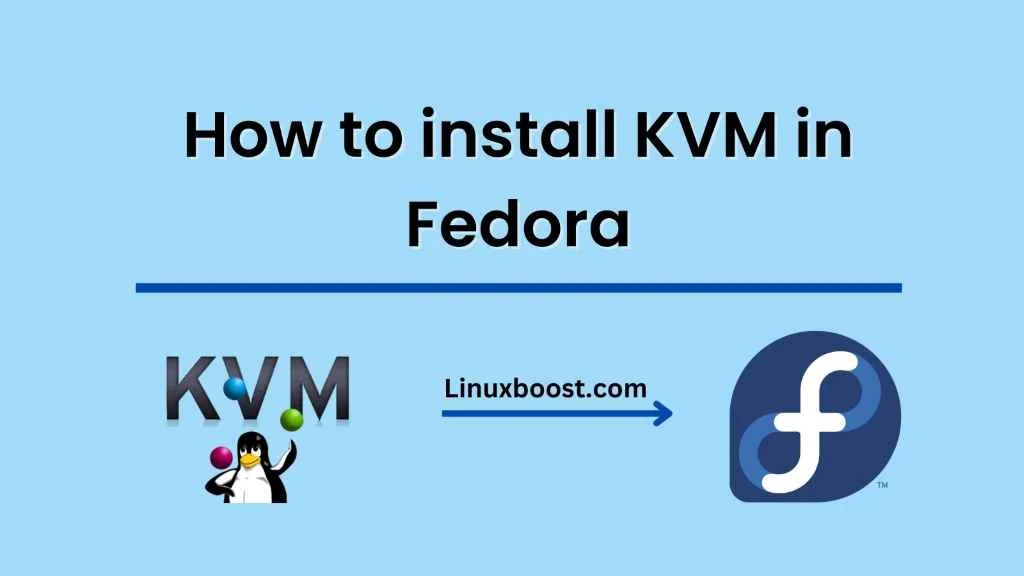 How to install and configure virtualization software on Fedora