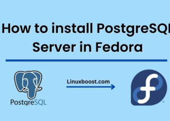 How to set up a database server on Fedora using PostgreSQL