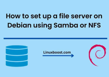 How to set up a file server on Debian using Samba or NFS