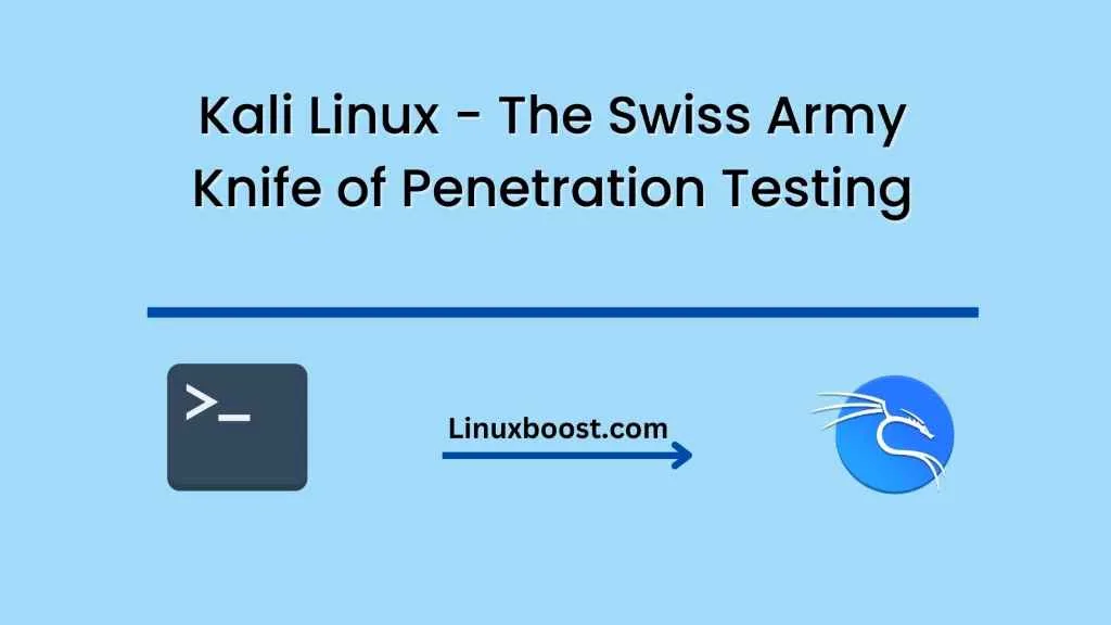 Kali Linux - The Swiss Army Knife of Penetration Testing Introduction