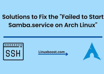 Failed to Start Samba.service on Arch Linux