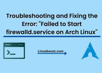 Failed to Start firewalld.service on Arch Linux