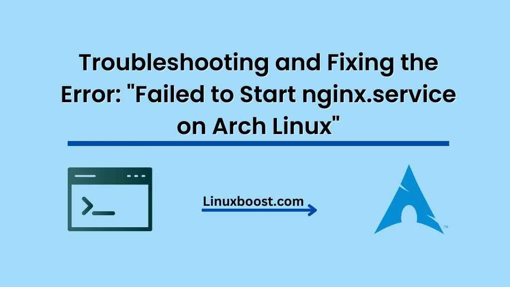 Failed to Start nginx.service on Arch Linux
