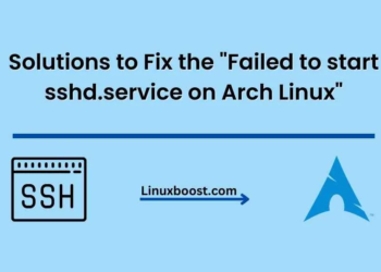 Failed to start sshd.service on Arch Linux
