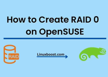 How to Create RAID 0 on OpenSUSE.