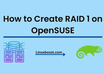 How to Create RAID 1 on OpenSUSE