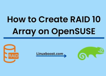 How to Create RAID 10 Array on OpenSUSE