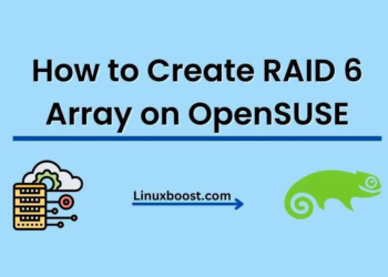 How to Create RAID 6 on OpenSUSE