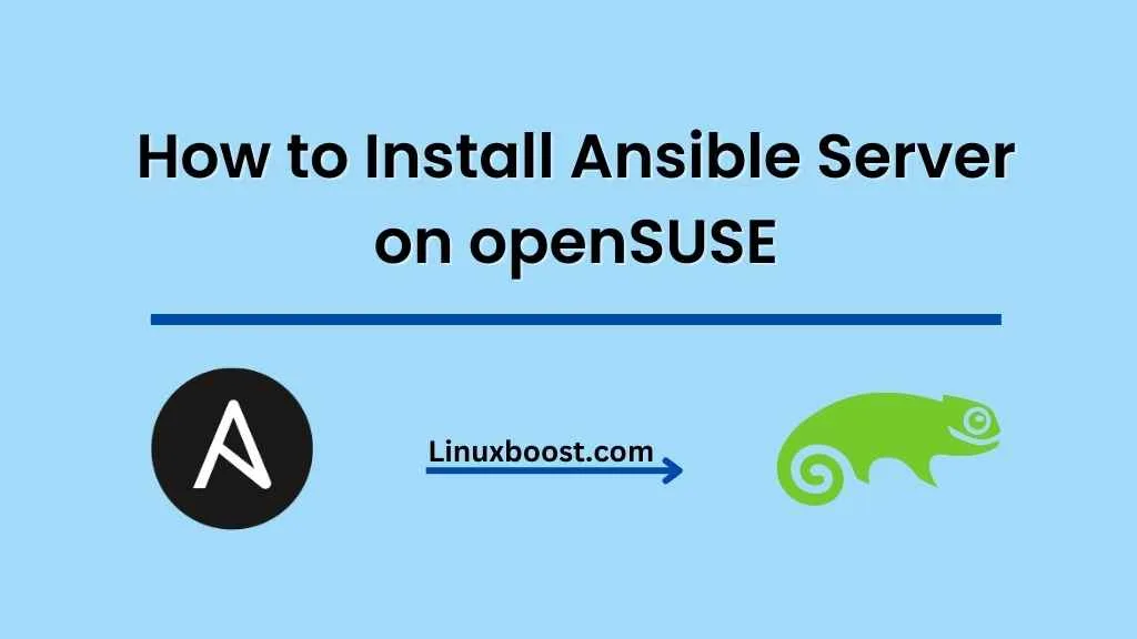 How to Install Ansible Server on openSUSE