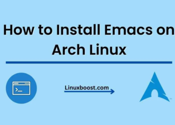 Installing Emacs on Arch Linux Using pacman