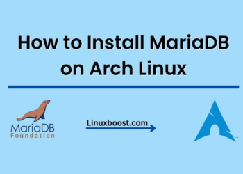 Installing MariaDB on Arch Linux