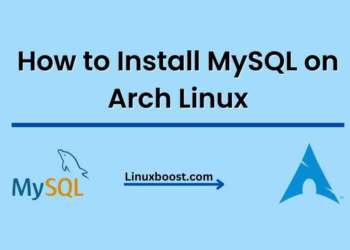 Installing MySQL on Arch Linux
