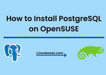 How to Install PostgreSQL on OpenSUSE