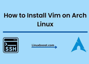 Installing Vim on Arch Linux