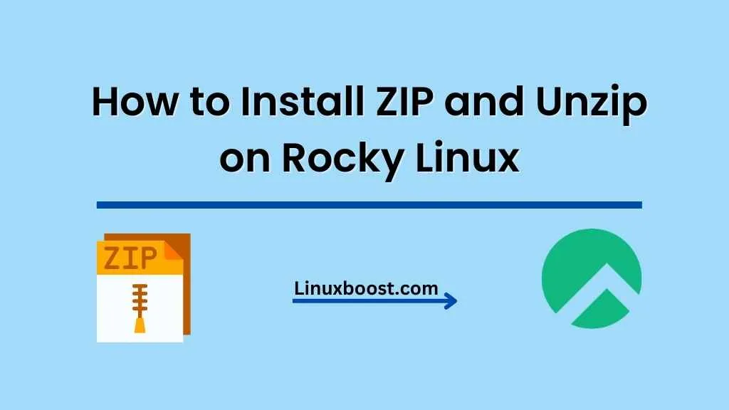 How to Install ZIP and Unzip on Rocky Linux