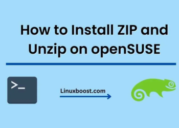 How to Install ZIP and Unzip on openSUSE