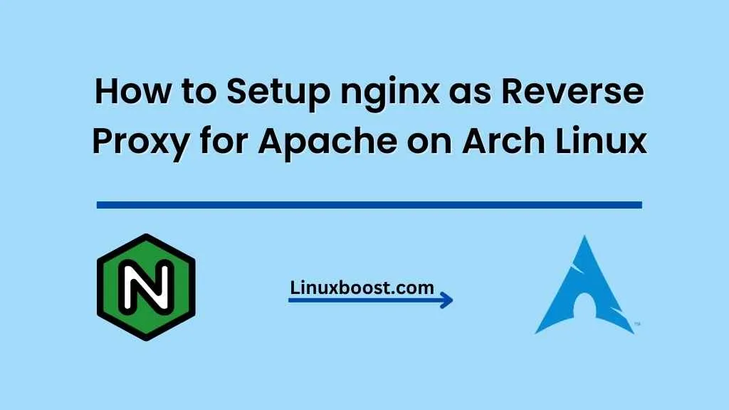 How to Setup nginx as Reverse Proxy for Apache on Arch Linux