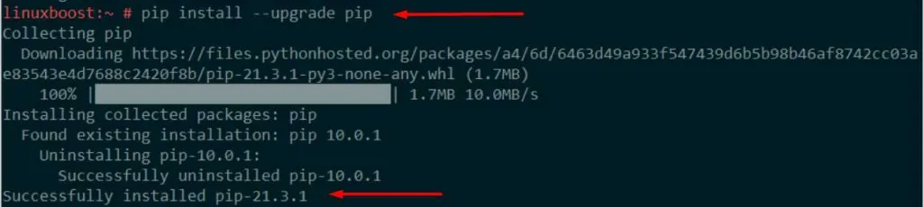 How to Upgrade PIP Package to Latest Version