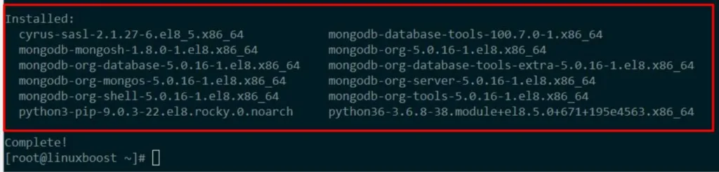 Install MongoDB on Rocky Linux