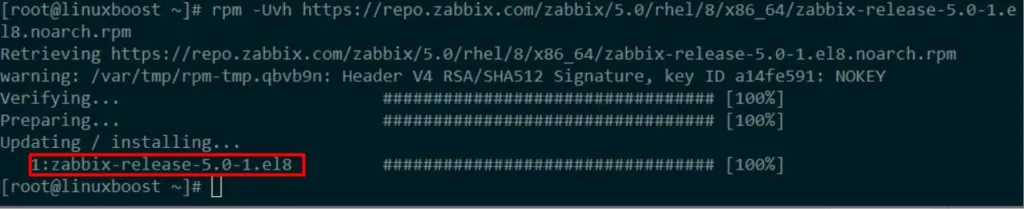 Install Zabbix Server on Rocky Linux