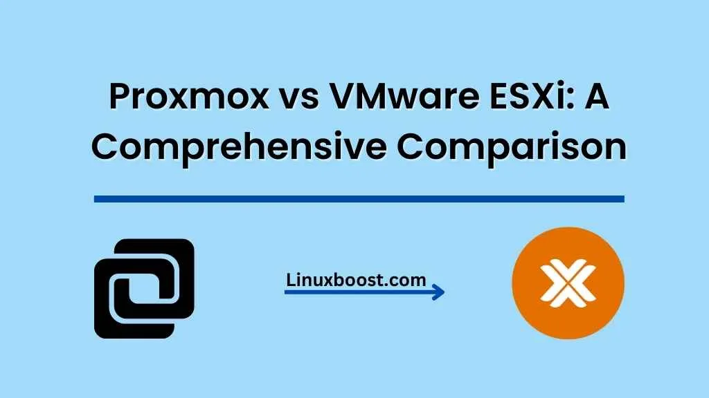 Proxmox vs VMware ESXi