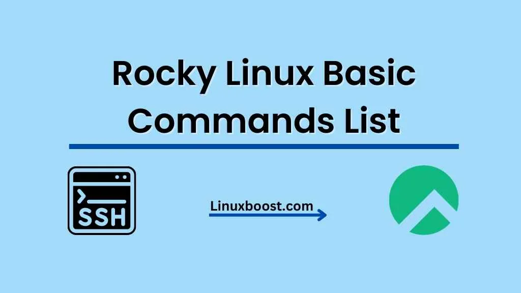 Rocky Linux Basic Commands List