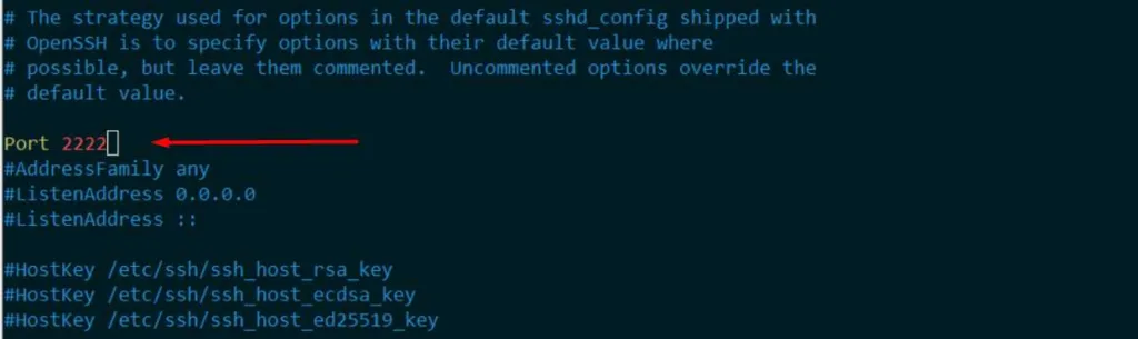 Edit the SSH configuration file