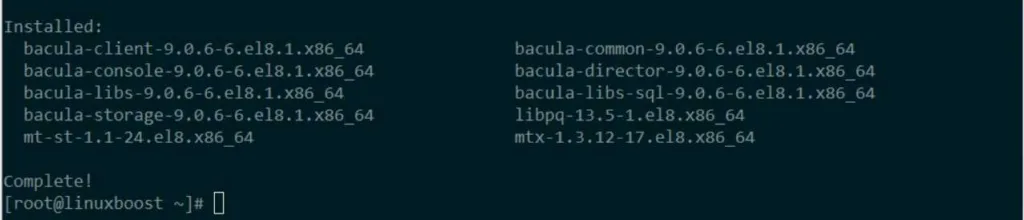 Install Bacula Backup Server on Rocky Linux