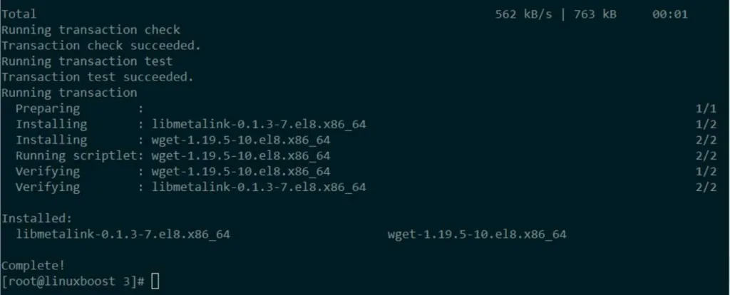 Install wget